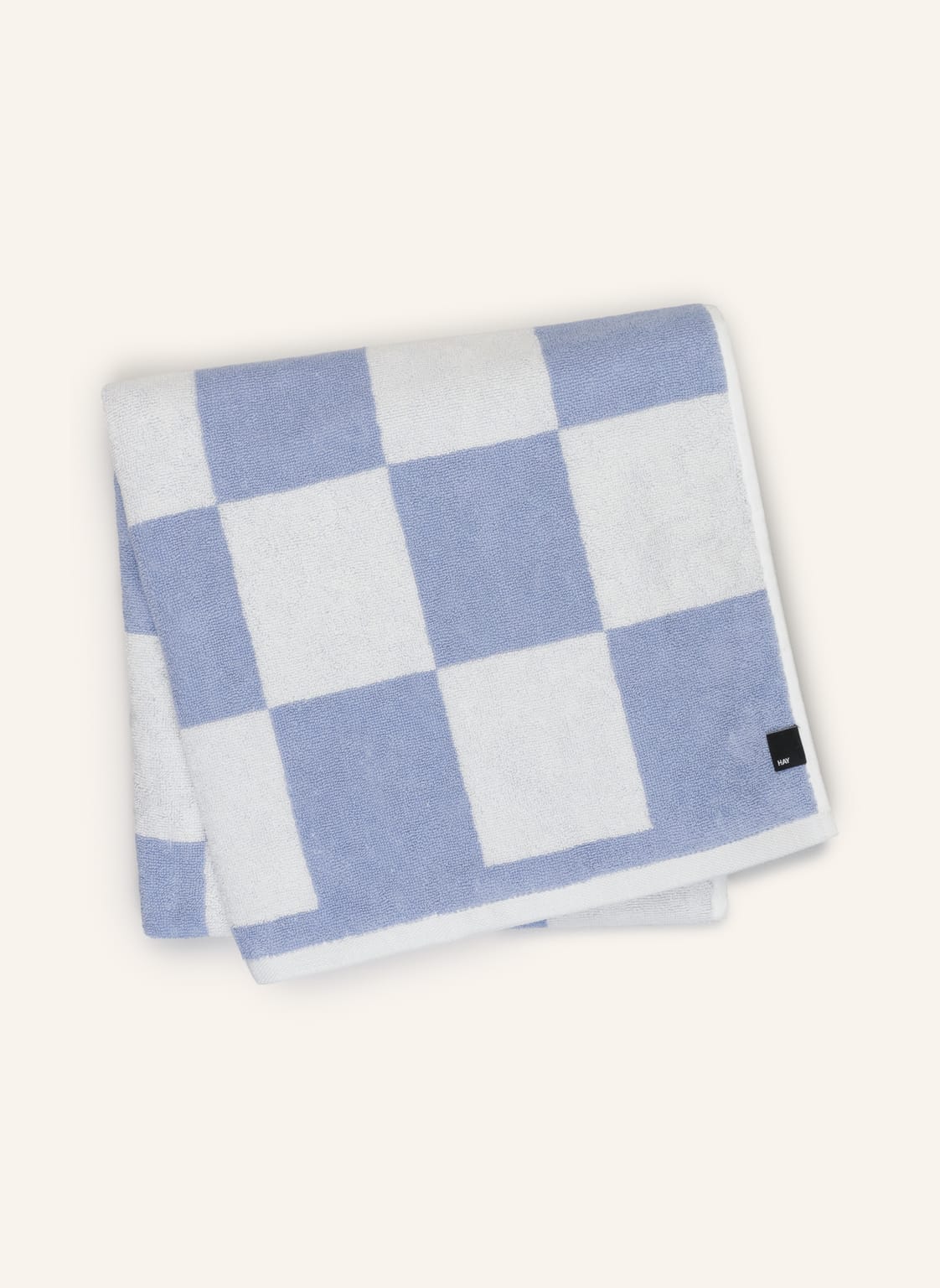 Image of Hay Duschtuch Check blau