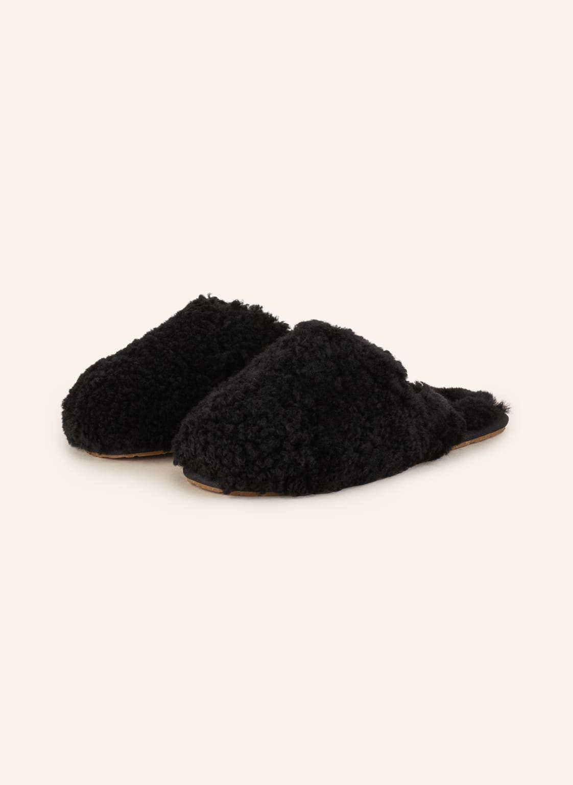 Image of Ugg Hausschuhe Maxi Curly schwarz