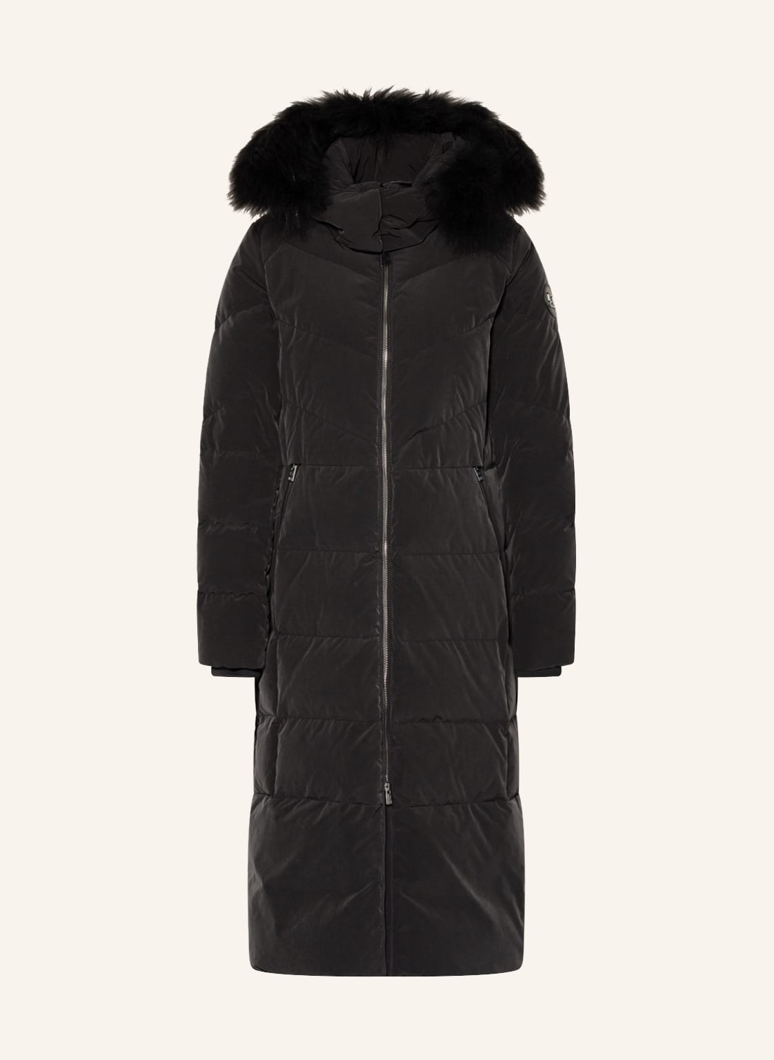 Image of Woolrich Daunenmantel Carley Mit Abnehmbarer Kapuze schwarz