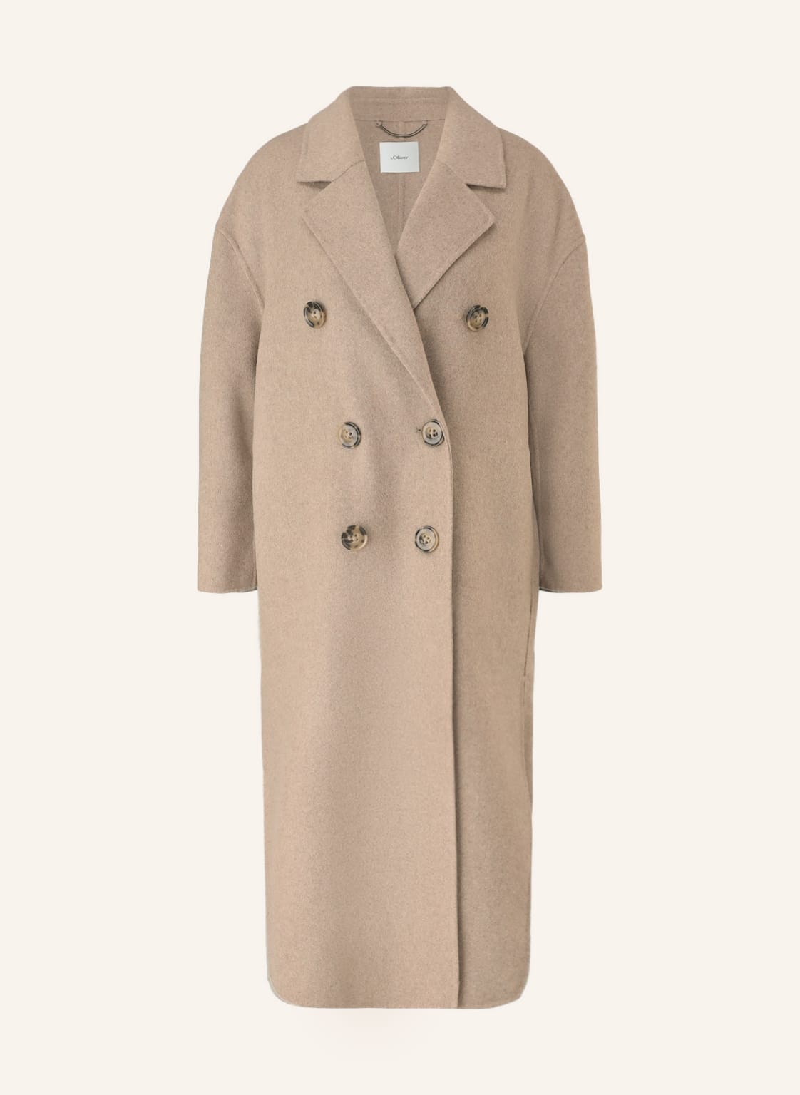 Image of S.Oliver Black Label Oversized-Mantel braun