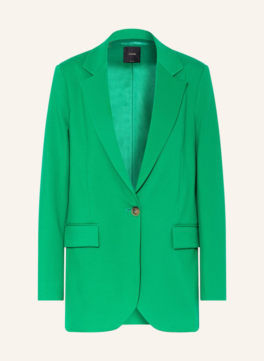 Image of Pinko Longblazer Eliana Aus Jersey gruen