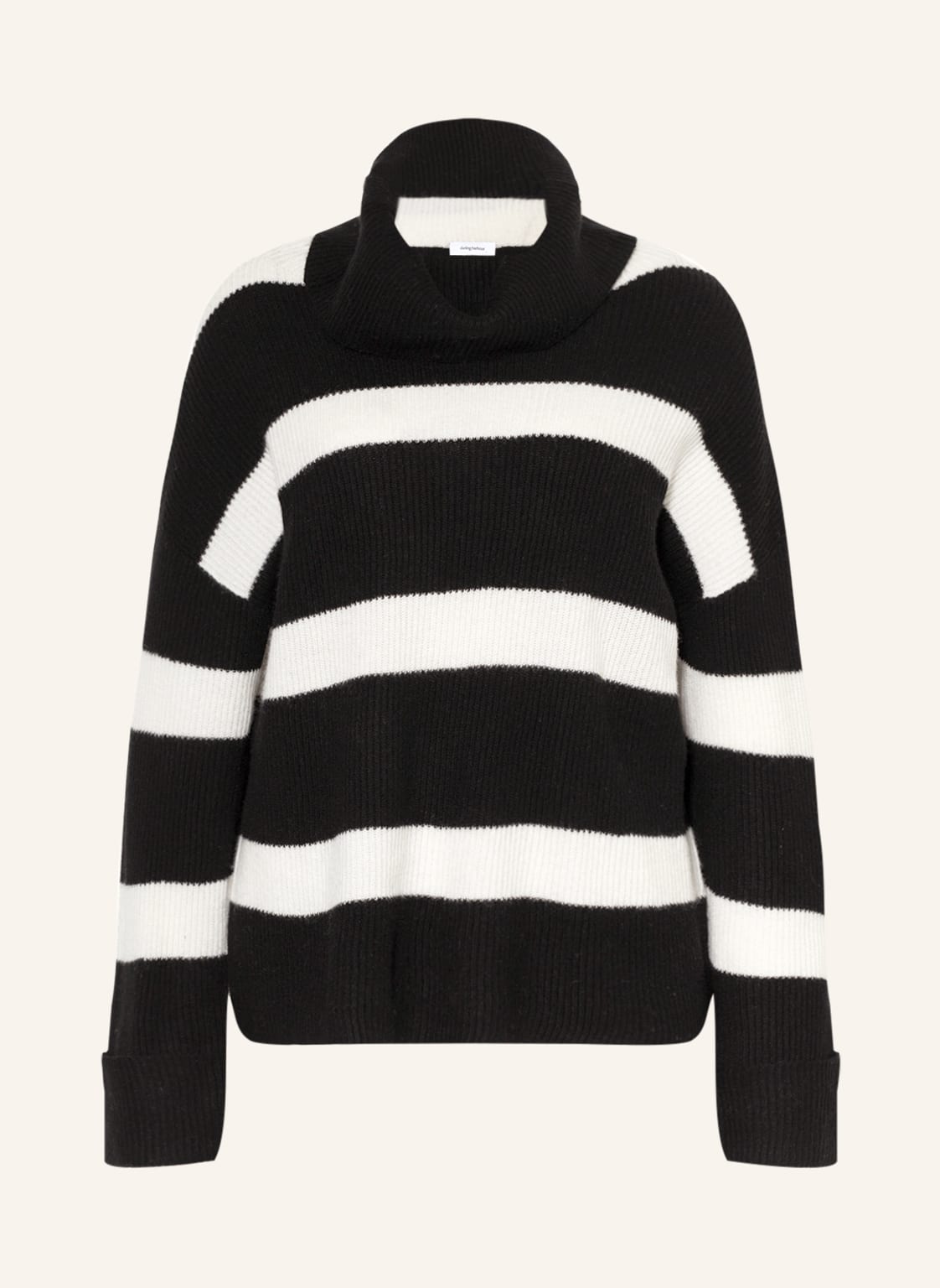 Image of Darling Harbour Oversized-Pullover Mit Cashmere schwarz
