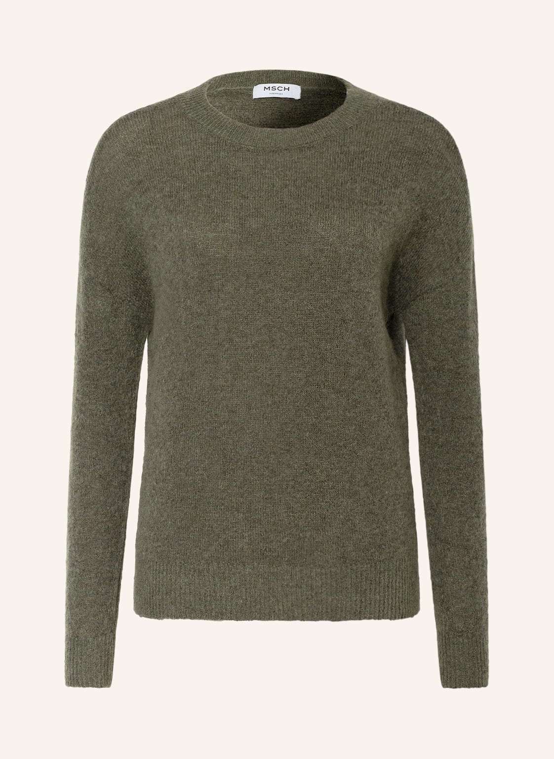 Image of Moss Copenhagen Pullover Mschfemme Mit Mohair gruen