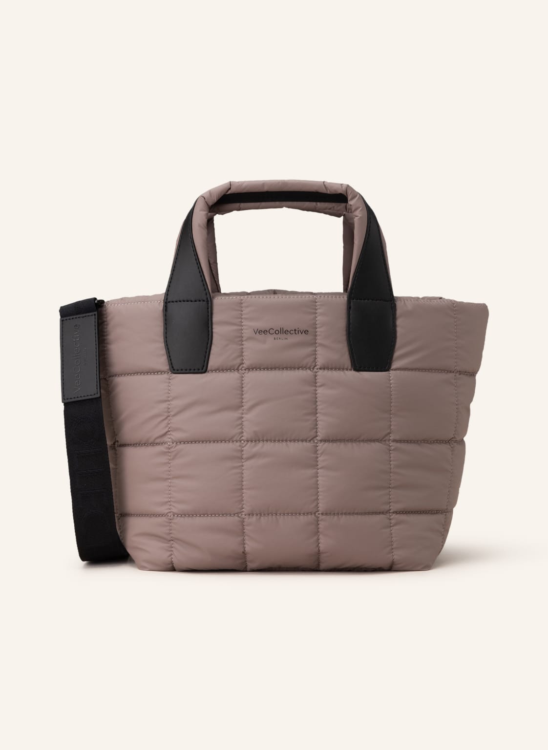 Image of Vee Collective Shopper Porter Tote Small beige