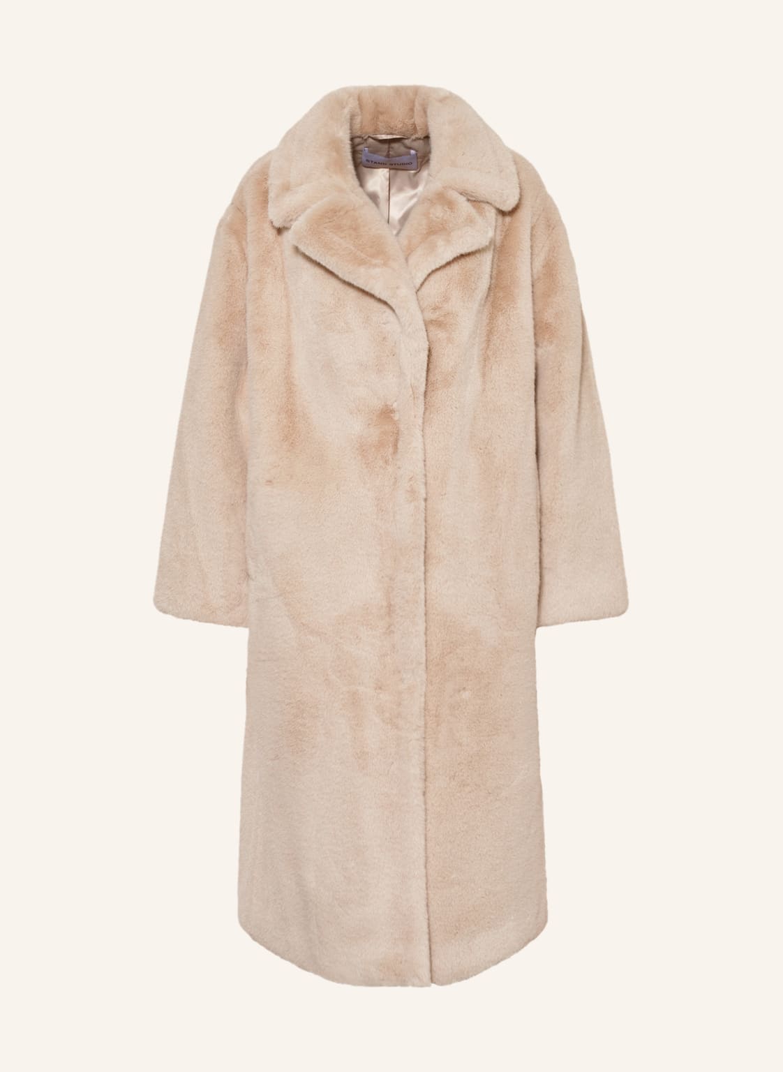 Image of Stand Studio Kunstfell-Mantel Maria weiss