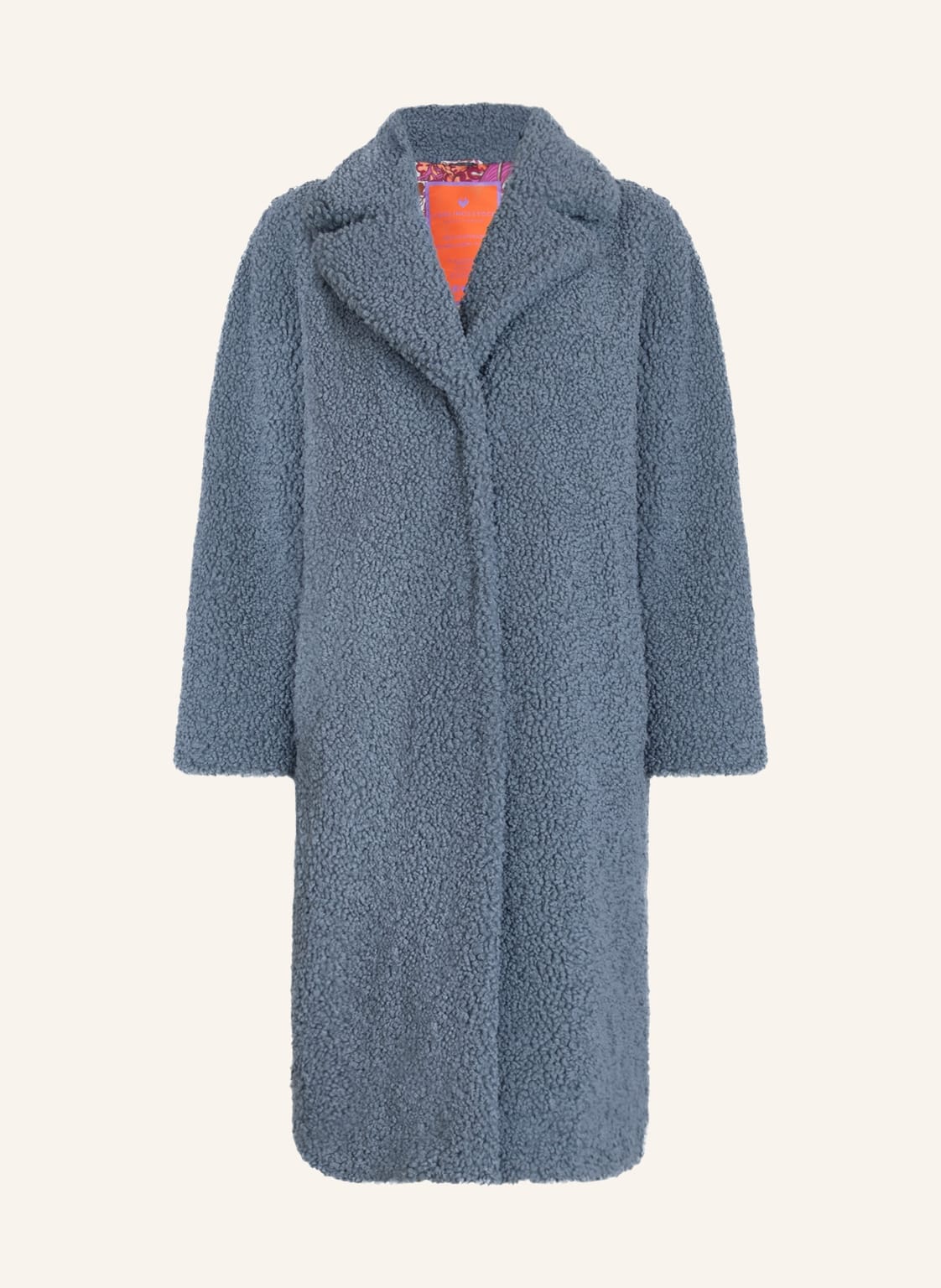 Image of Lieblingsstück Teddyfell-Mantel Idrisl blau