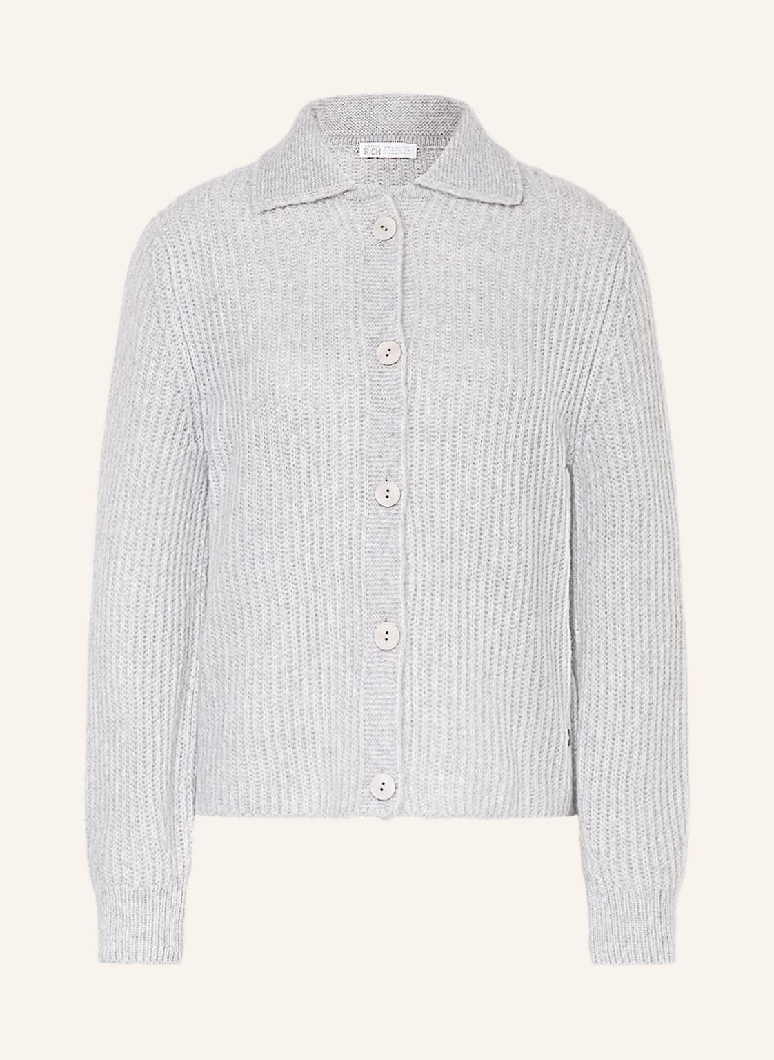 Image of Better Rich Strickjacke grau