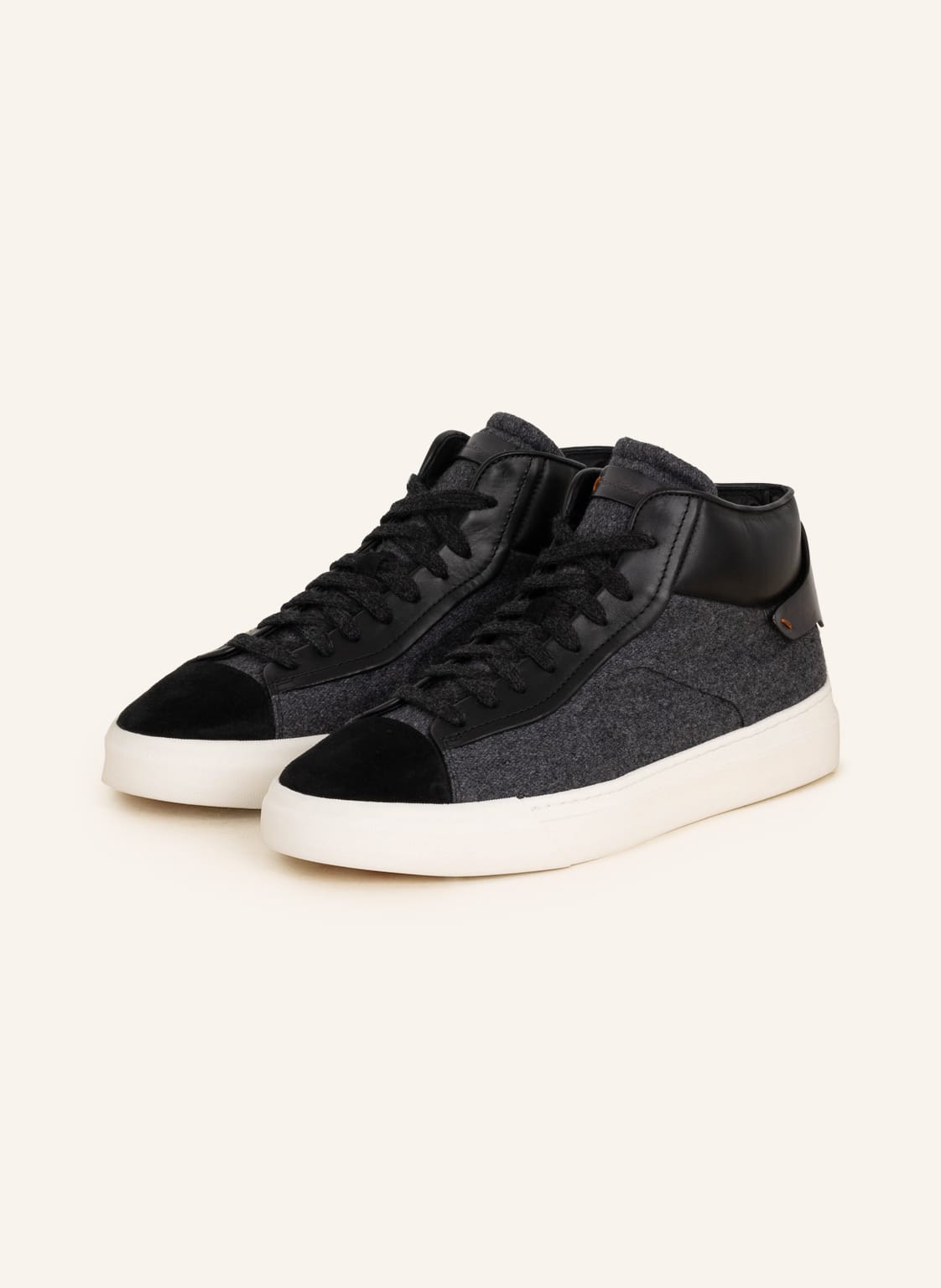 Image of Santoni Hightop-Sneaker Gloria grau