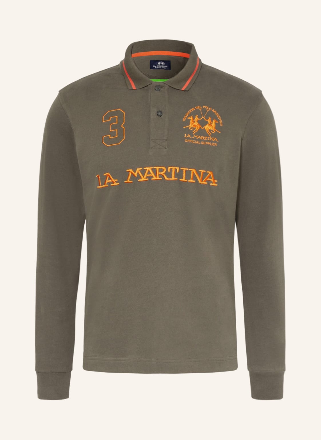 Image of La Martina Jersey-Poloshirt gruen