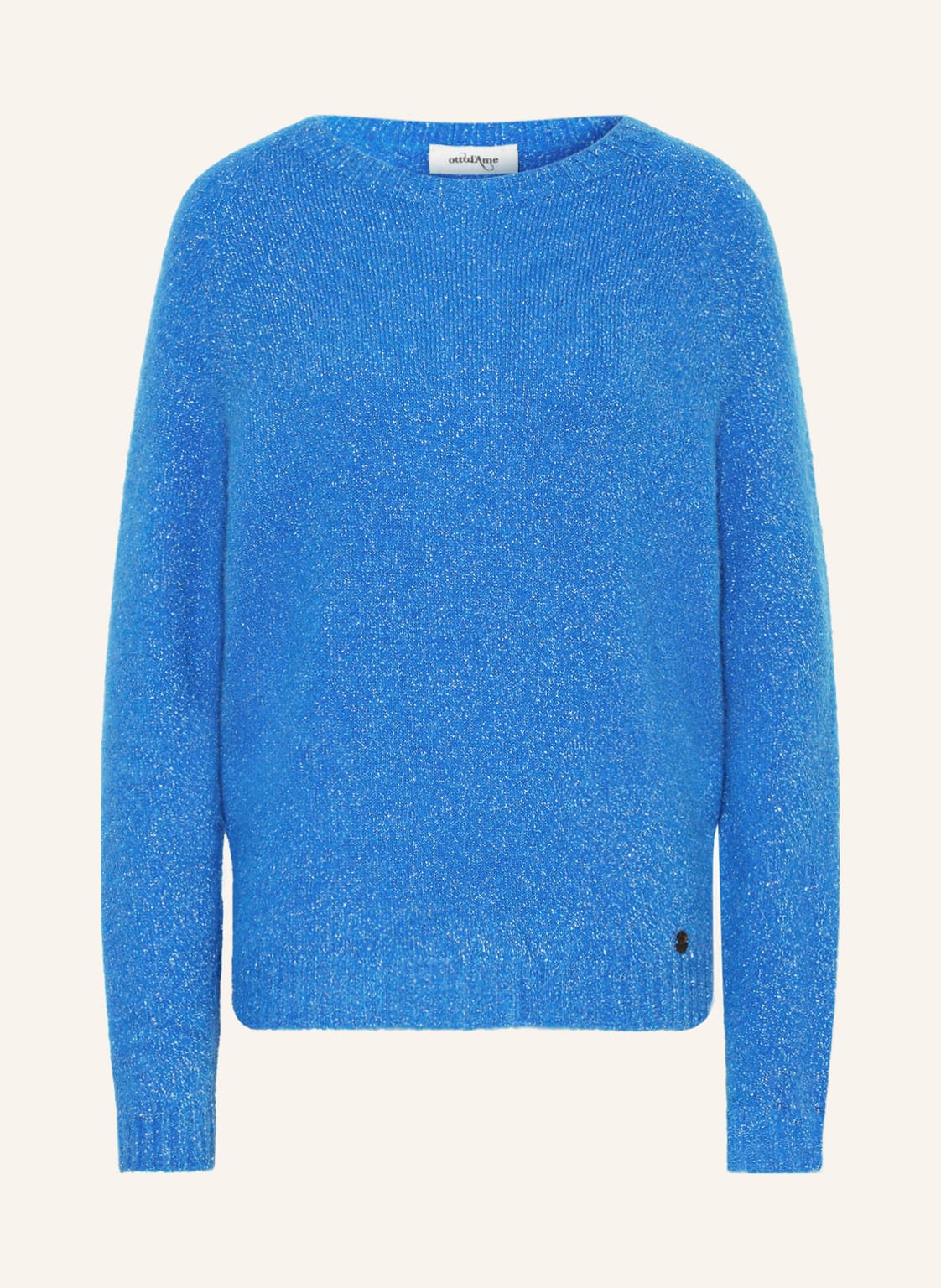 Image of Ottod'ame Pullover Mit Glitzergarn blau