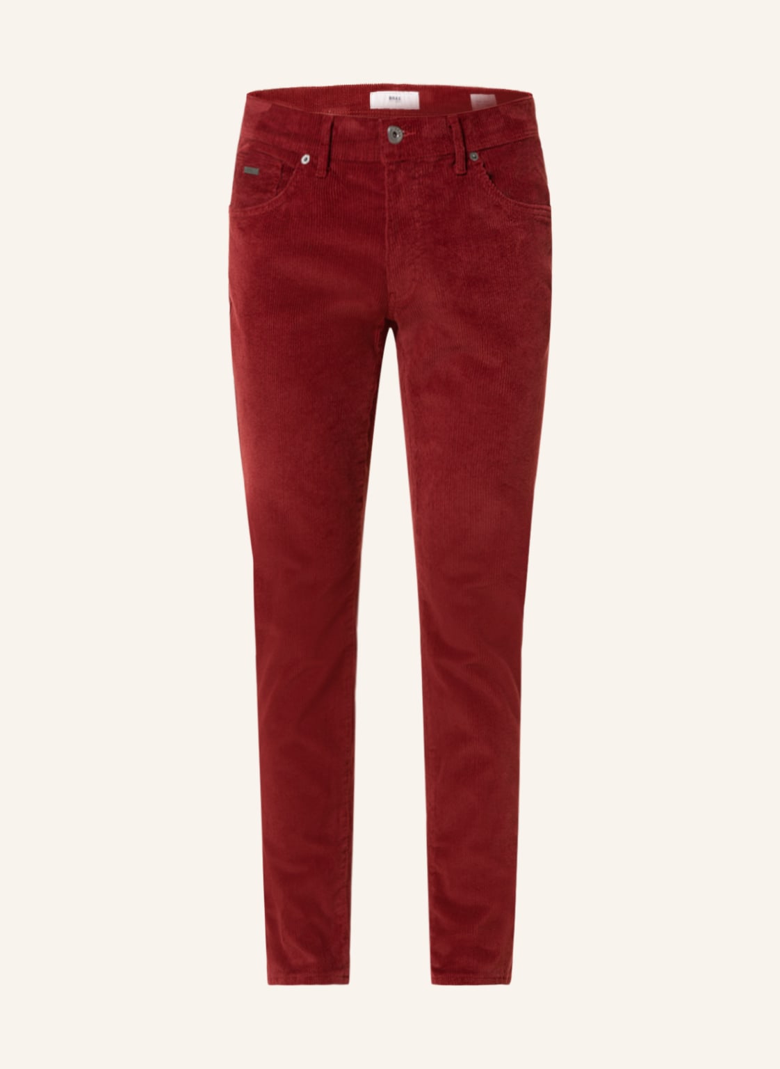 Image of Brax Cordhose Cadiz Straight Fit rot