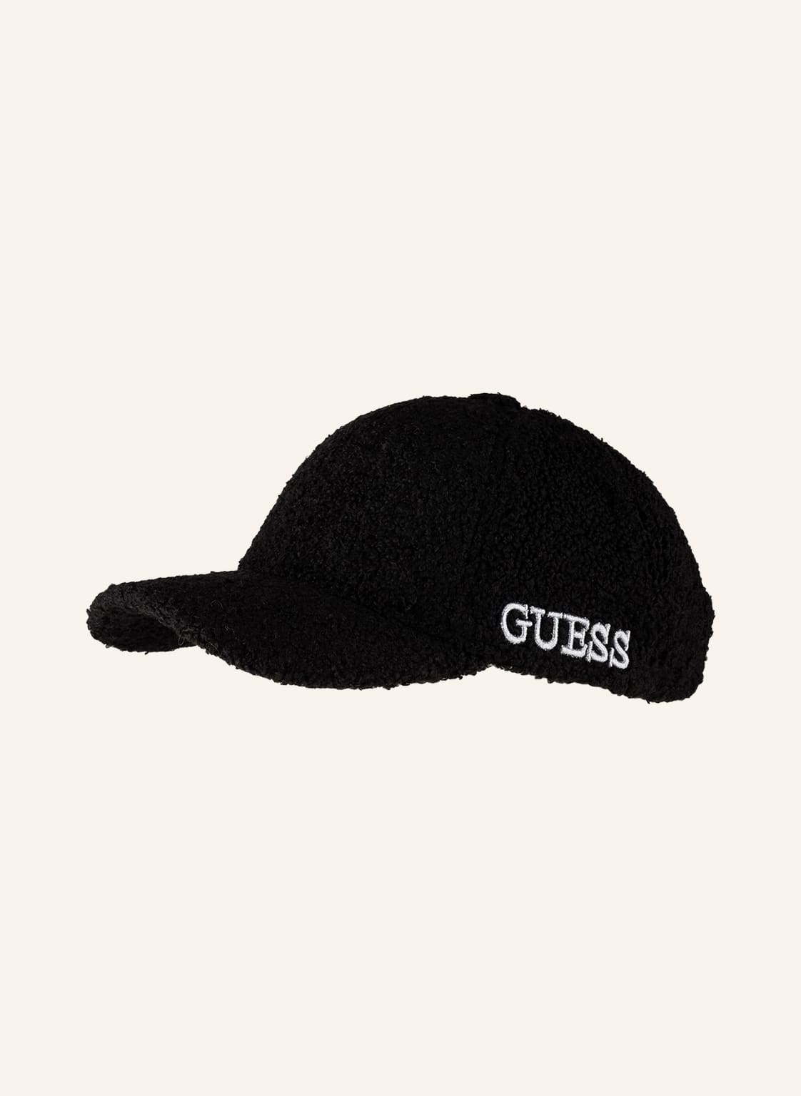 Image of Guess Teddyfell-Cap schwarz