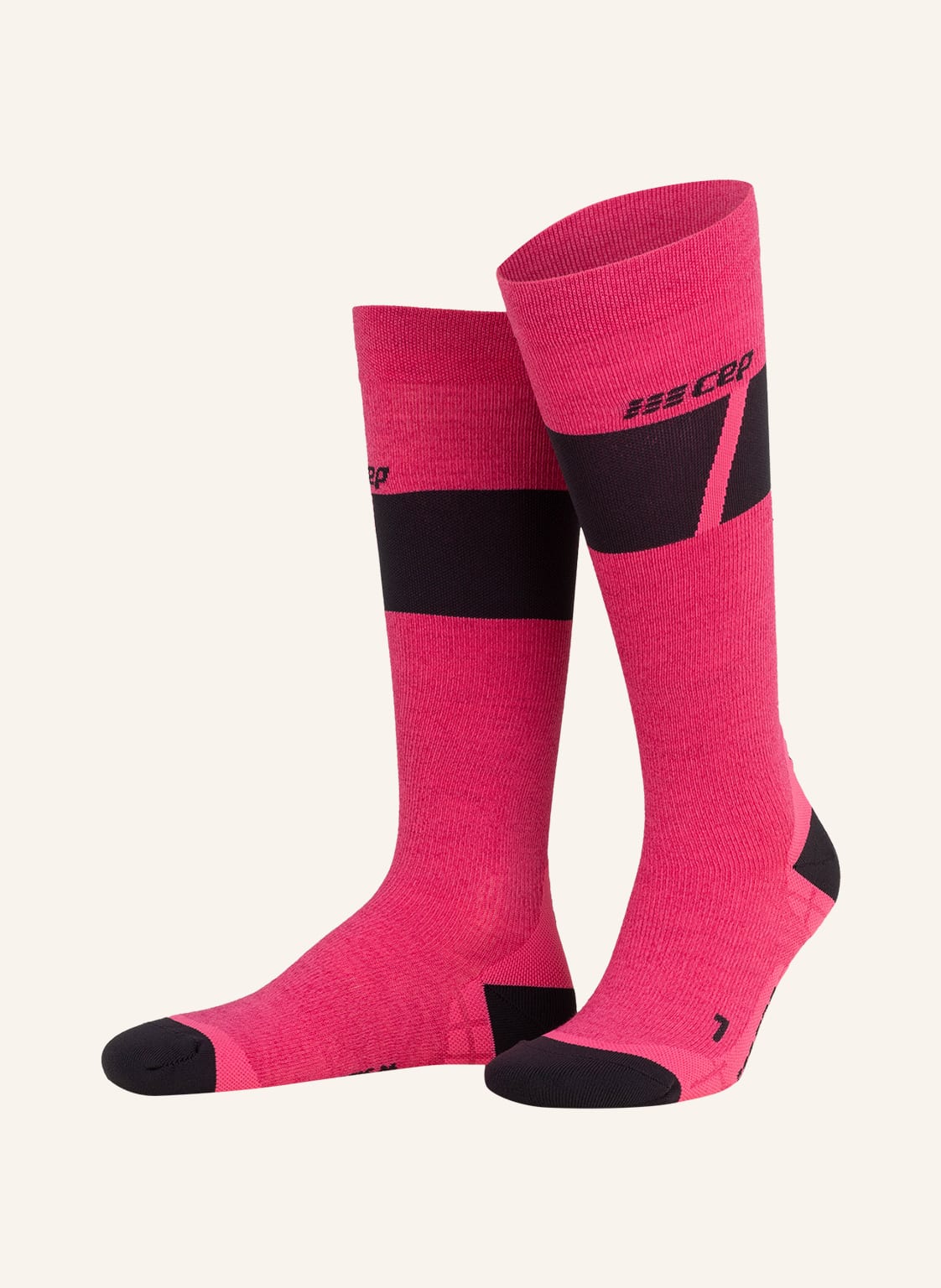 Image of Cep Skisocken Ski Ultralight Compression pink