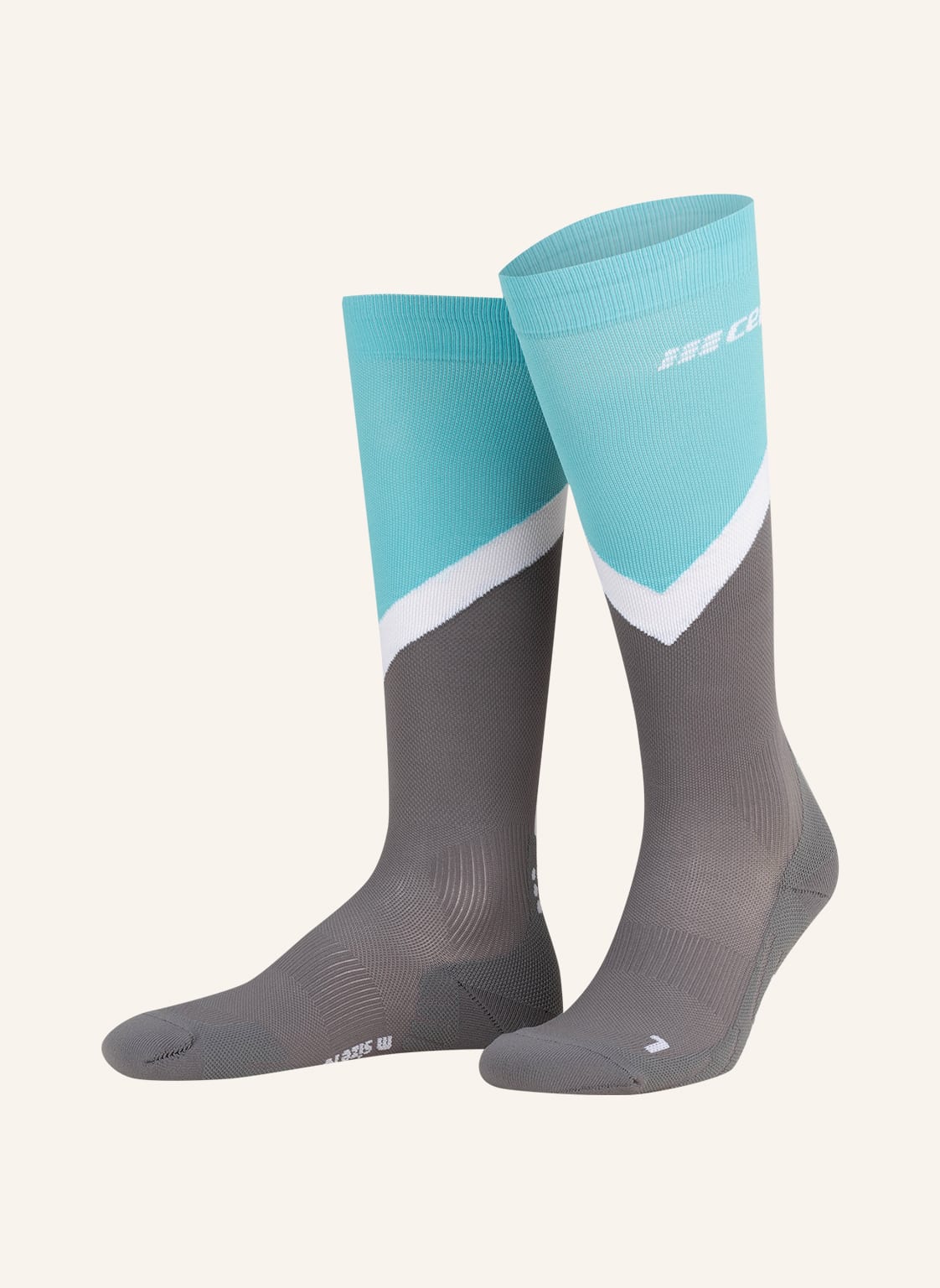 Image of Cep Skisocken Chevron Compression - Tall grau