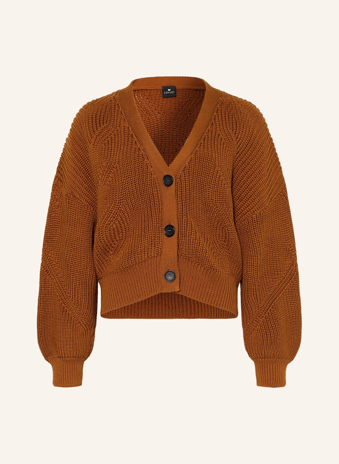 Image of Lovjoi Oversized-Strickjacke Antoinett braun