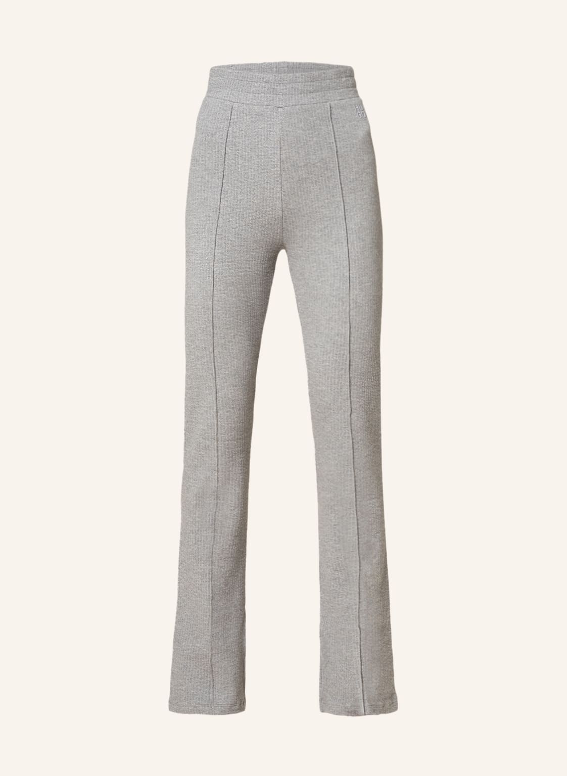 Image of Hugo Strick-Leggings Narla grau