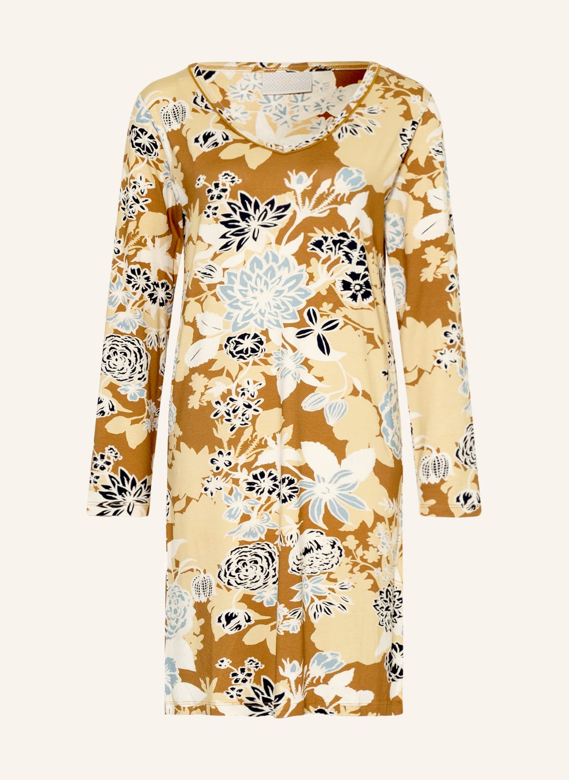 Image of Essenza Nachthemd Emmy Flore braun