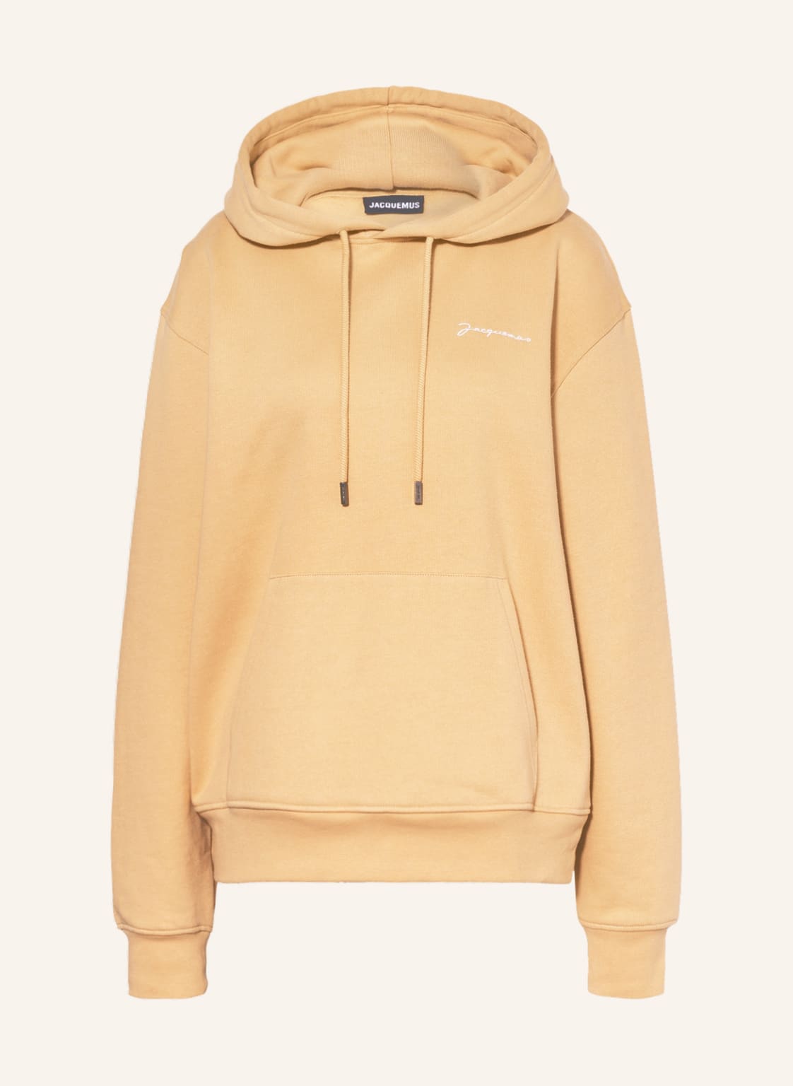 Image of Jacquemus Hoodie Le Sweatshirt Brode beige
