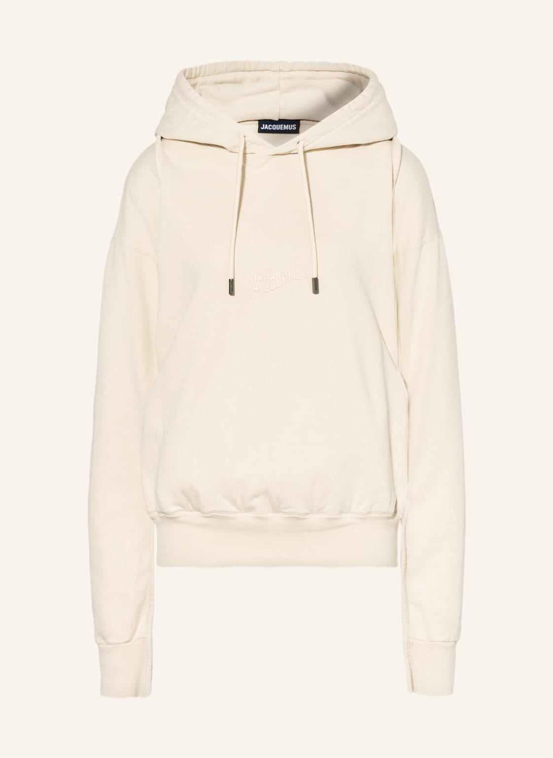 Image of Jacquemus Hoodie Le Sweatshirt Camargue beige