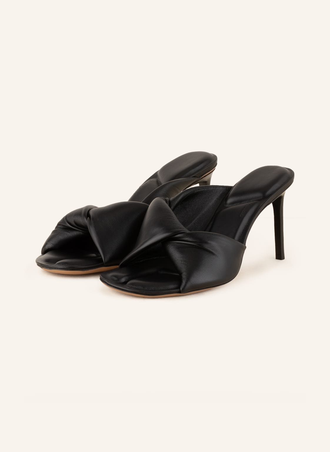Image of Jacquemus Mules Les Mules Bagnu schwarz