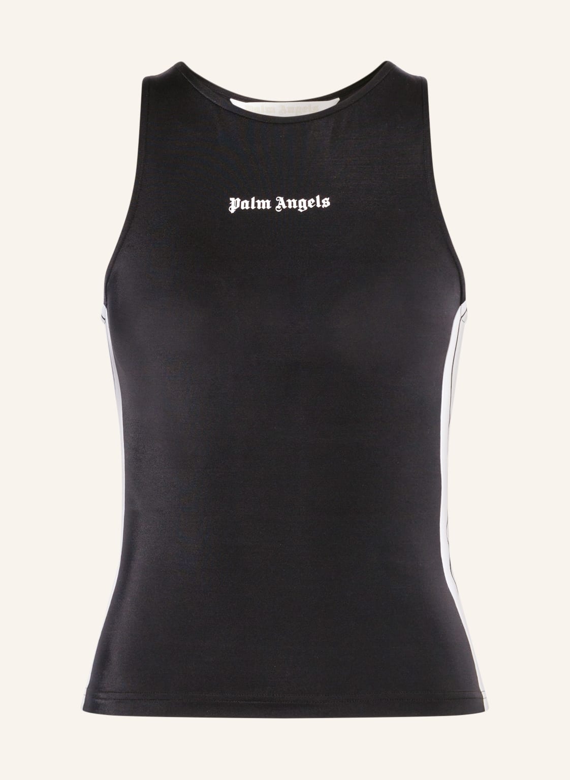 Image of Palm Angels Tanktop Mit Galonstreifen schwarz