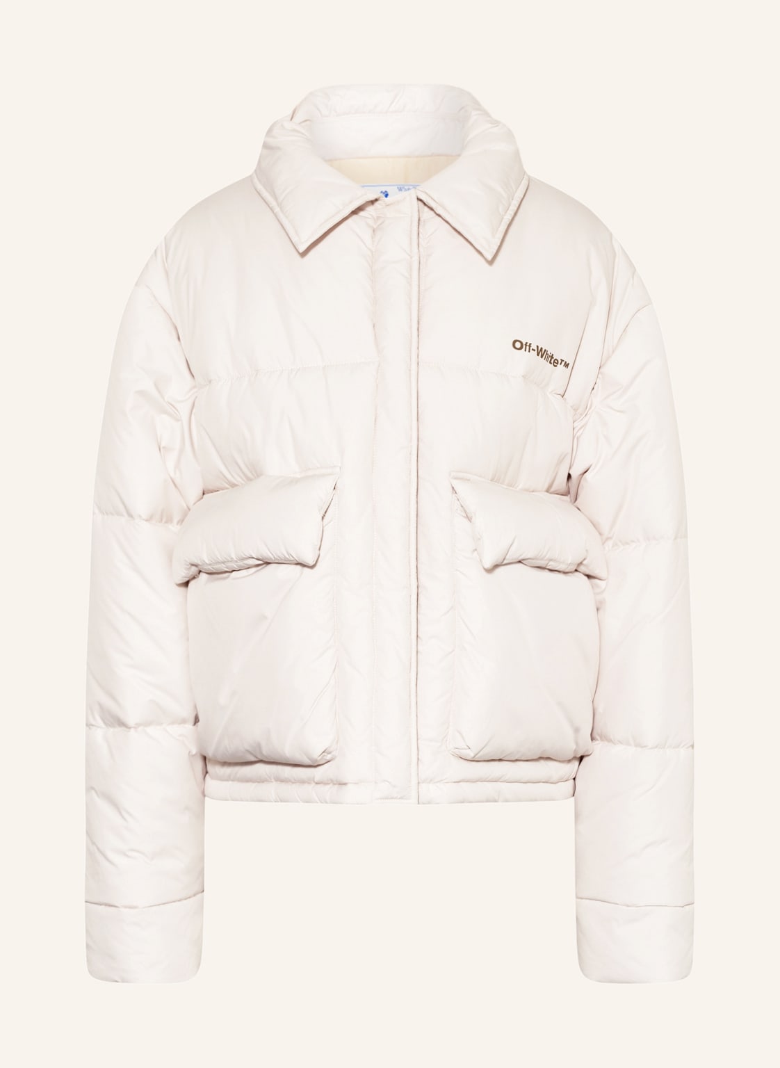 Image of Off-White Steppjacke weiss