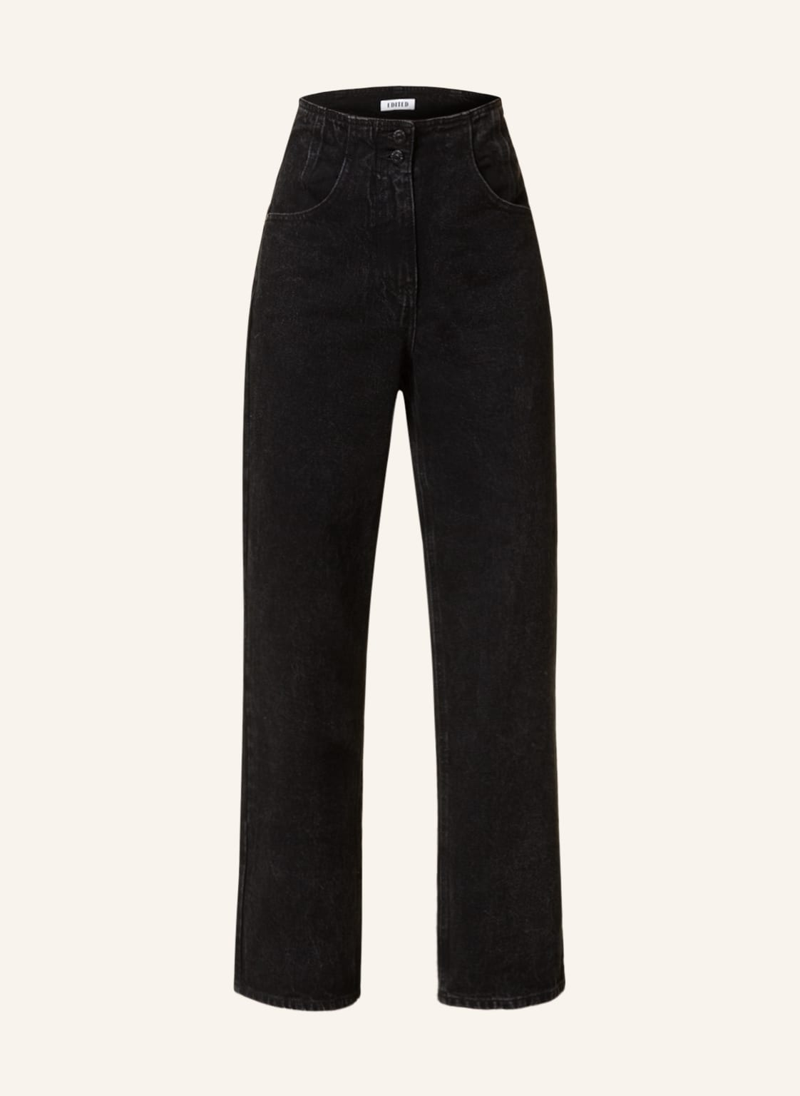 Image of Edited Straight Jeans Cariba schwarz