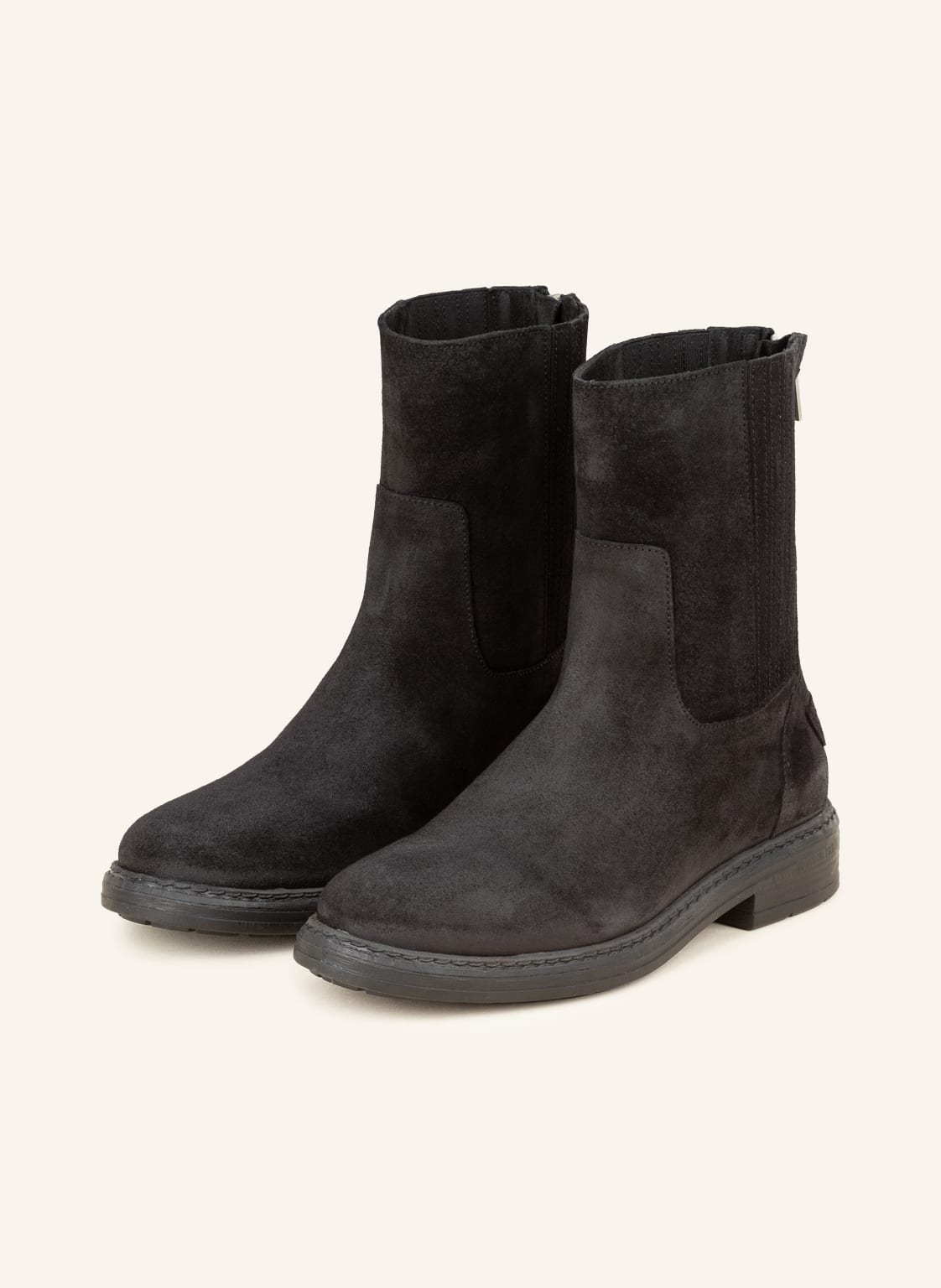 Image of Shabbies Amsterdam Chelsea-Boots schwarz