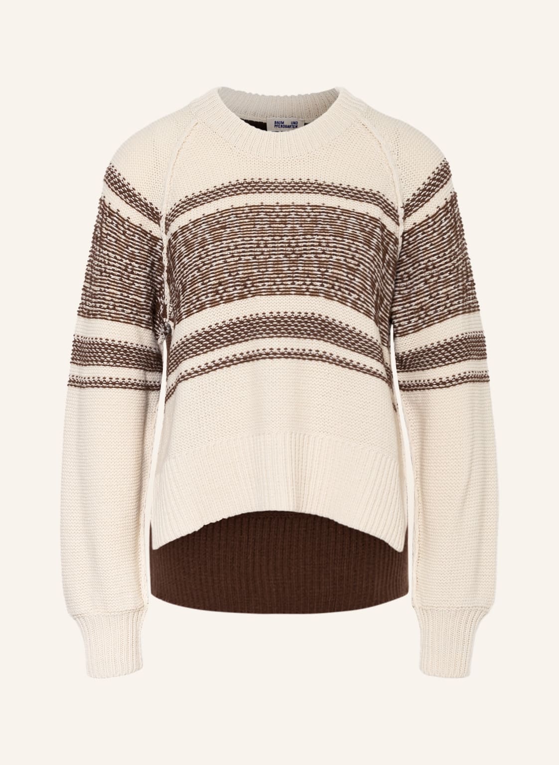 Image of Baum Und Pferdgarten Pullover Civilla Mit Merinowolle beige