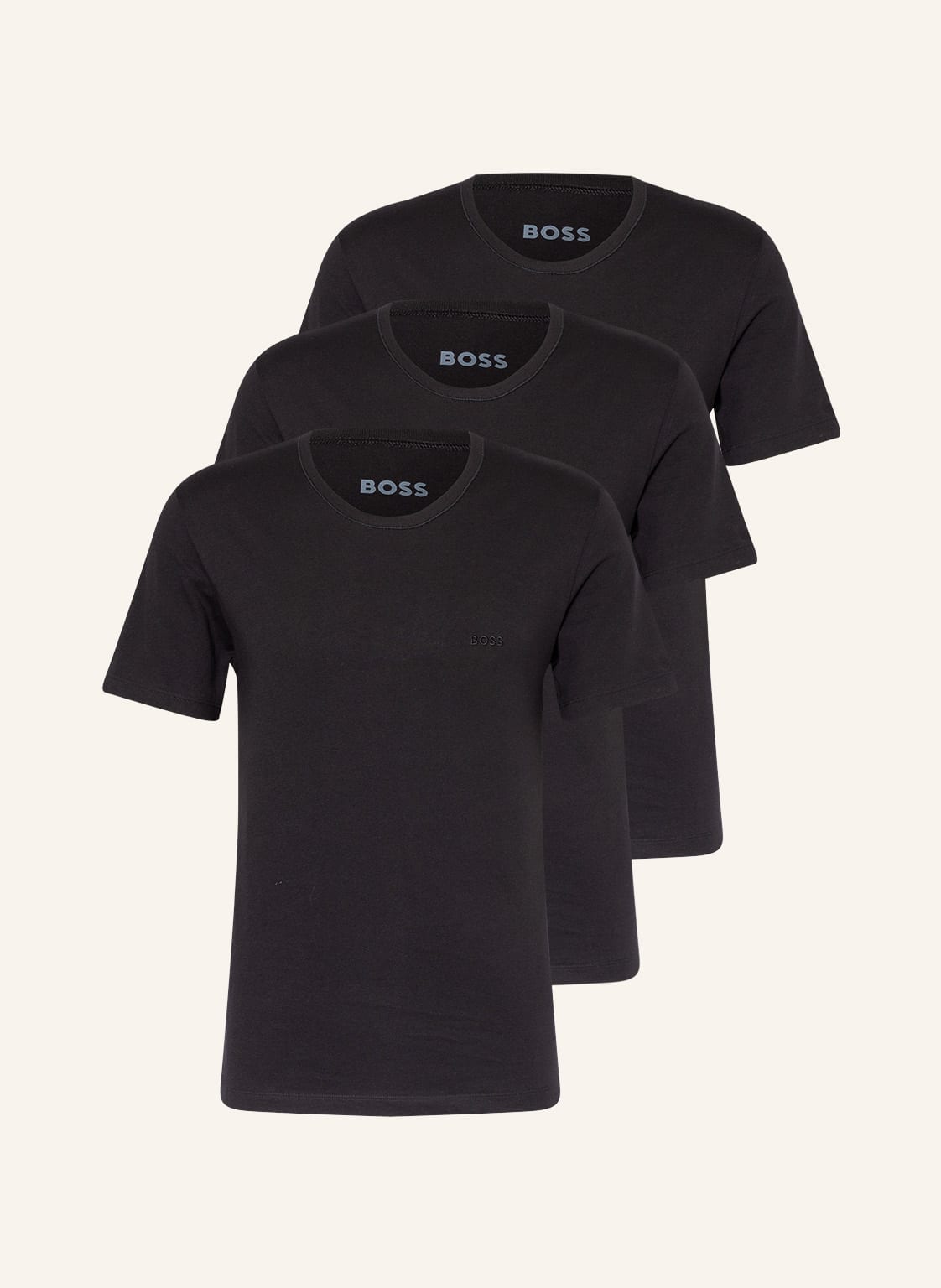 Image of Boss 3er-Pack T-Shirts schwarz