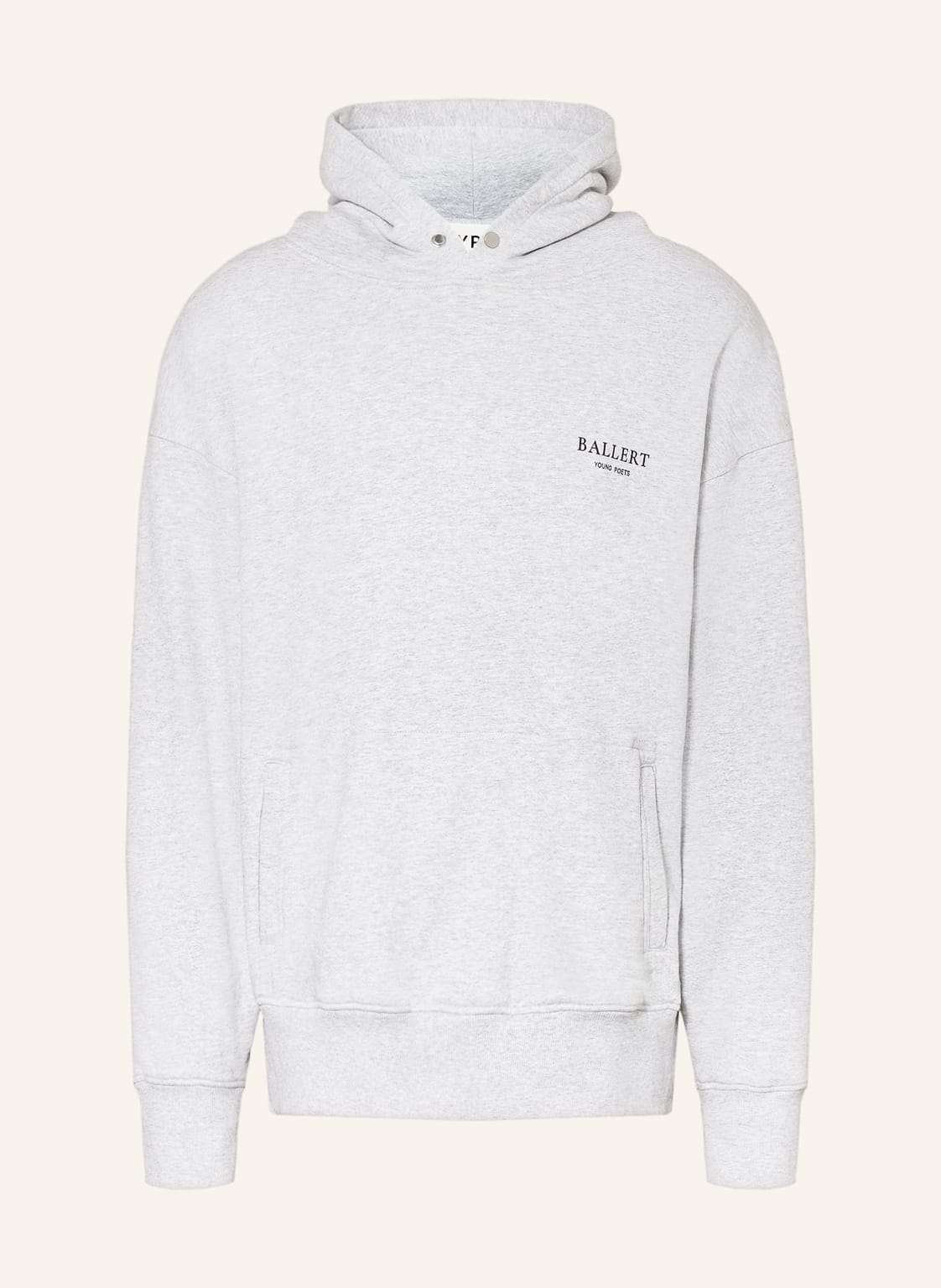 Image of Young Poets Oversized-Hoodie Effects Keno 224 grau