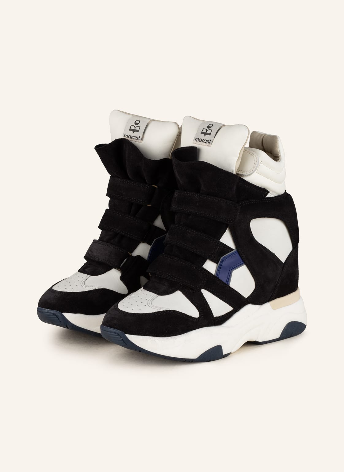 Image of Isabel Marant Hightop-Sneaker Balskee weiss