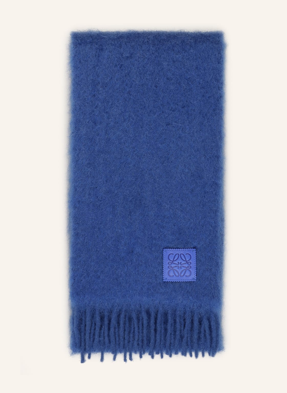 Image of Loewe Schal Mit Mohair blau