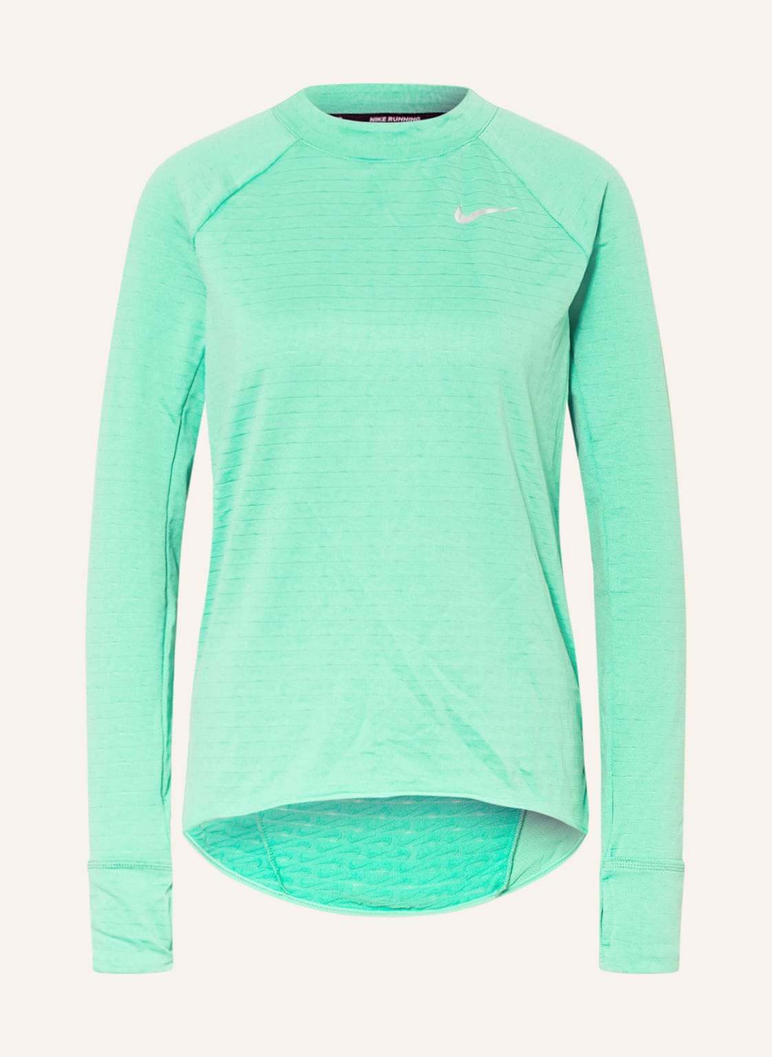 Image of Nike Laufshirt Therma-Fit Element gruen