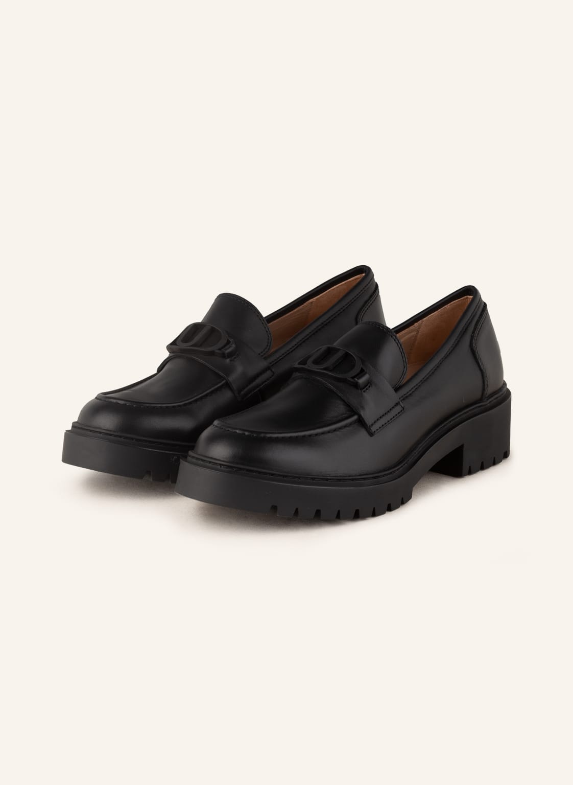Image of Unisa Plateau-Loafer Gabon schwarz