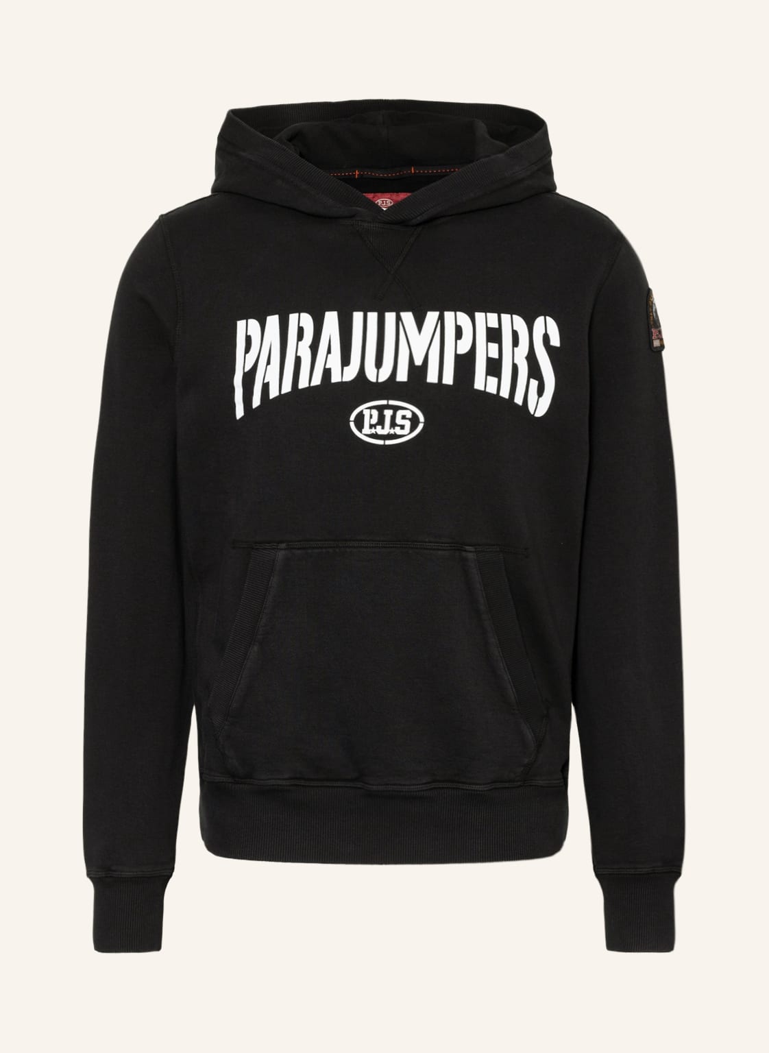 Image of Parajumpers Hoodie Dug schwarz