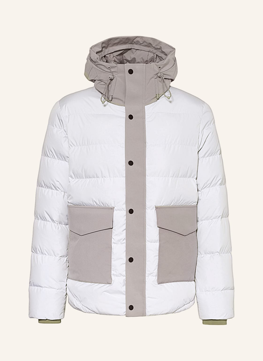 Image of People Of Shibuya Steppjacke Suiko Mit Primaloft®-Isolierung weiss