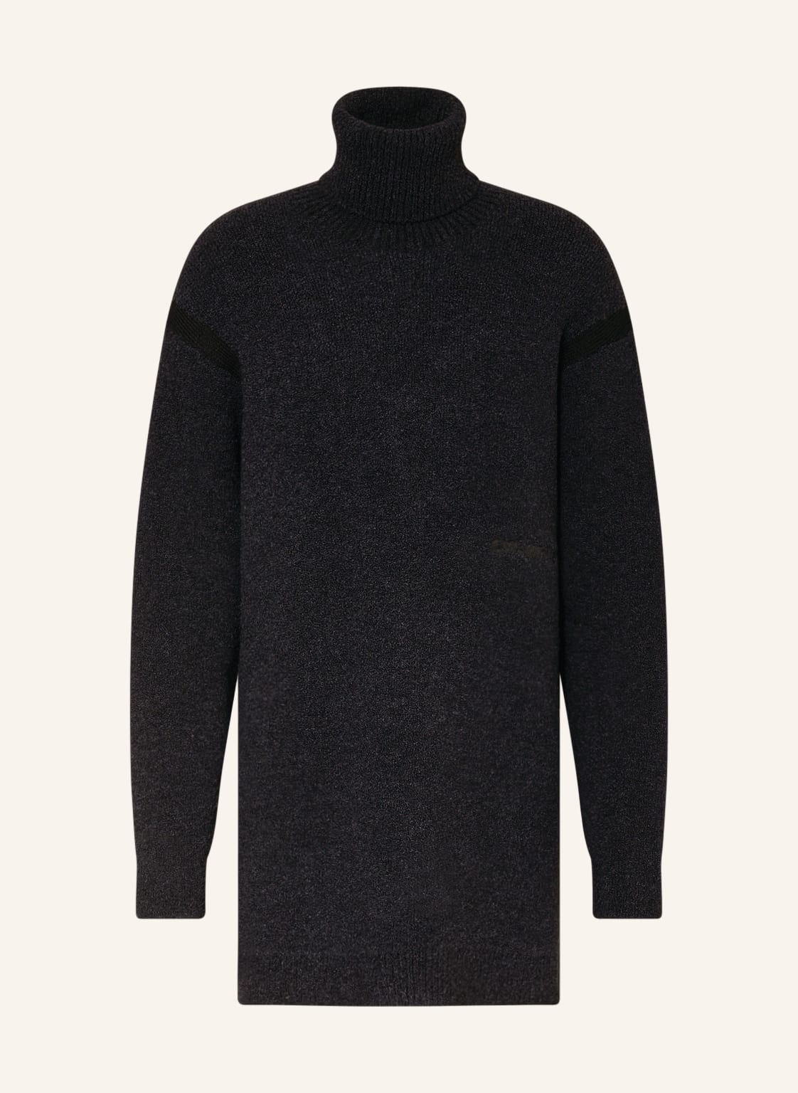 Image of Off-White Oversized-Rollkragenpullover schwarz