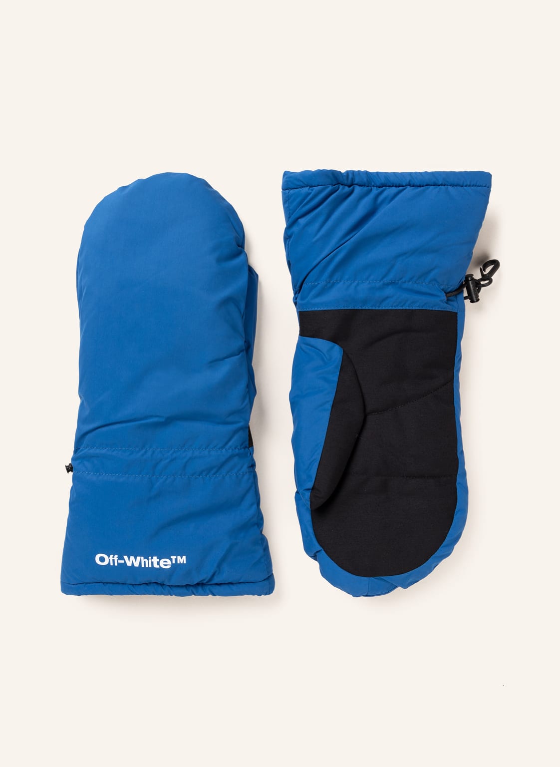 Image of Off-White Fäustlinge blau