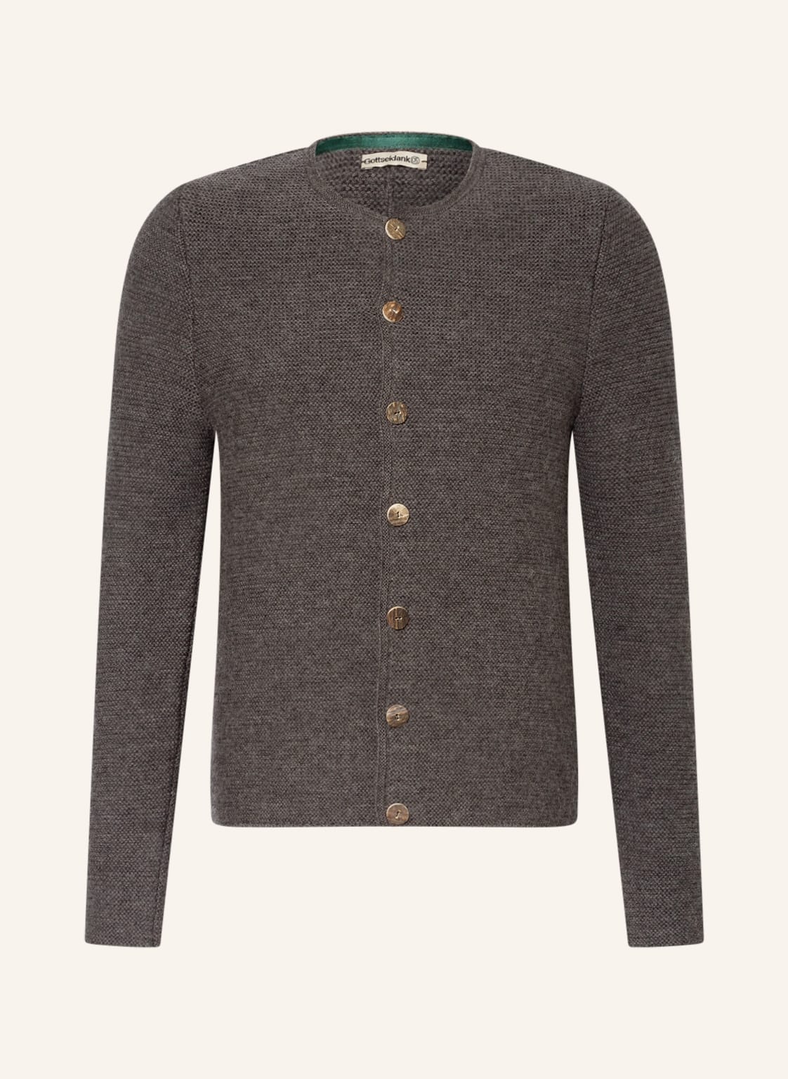 Image of Gottseidank Strickjacke Franz grau