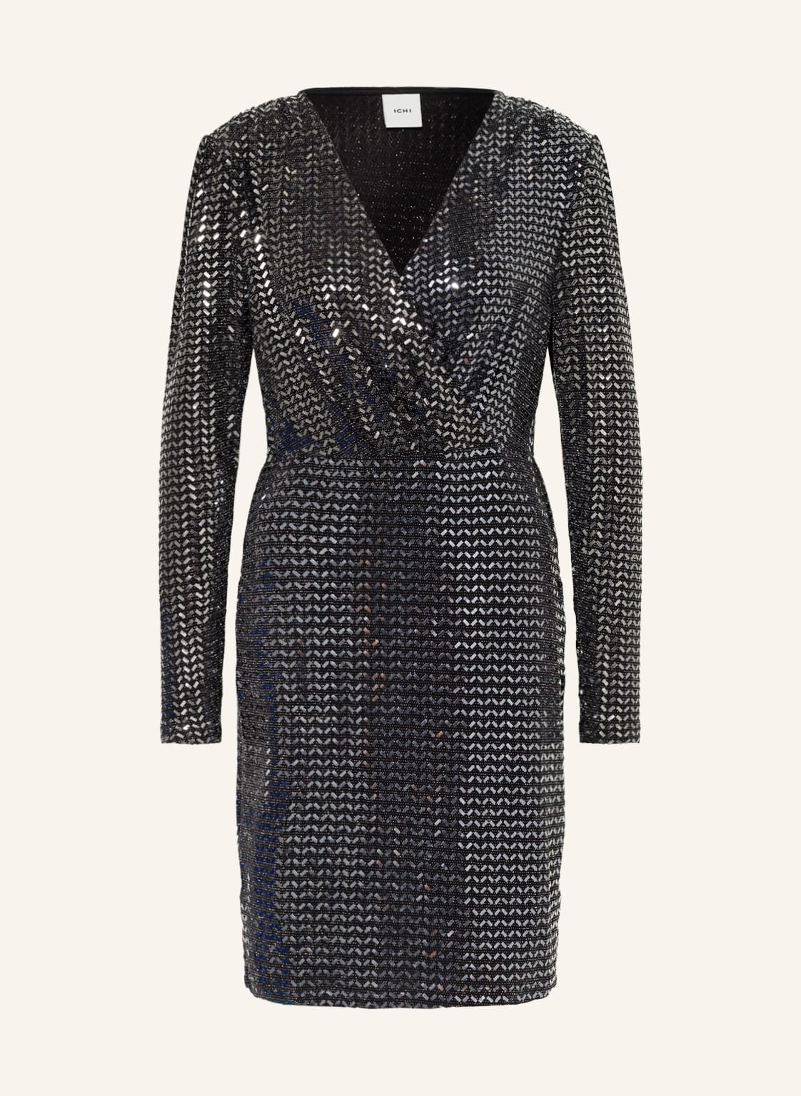 Image of Ichi Kleid Ihporter Mit Pailletten schwarz