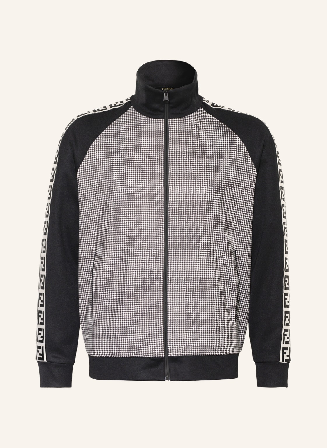 Image of Fendi Jacke Mit Galonstreifen schwarz