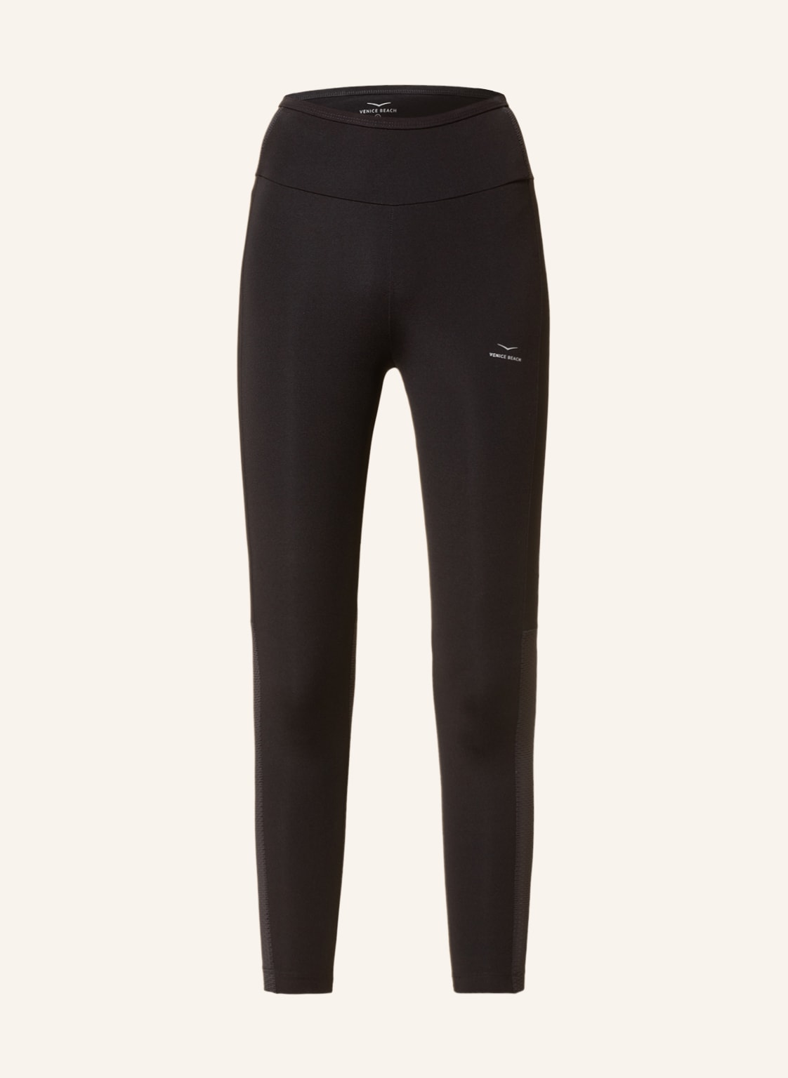 Image of Venice Beach Tights Stiri Mit Mesh schwarz