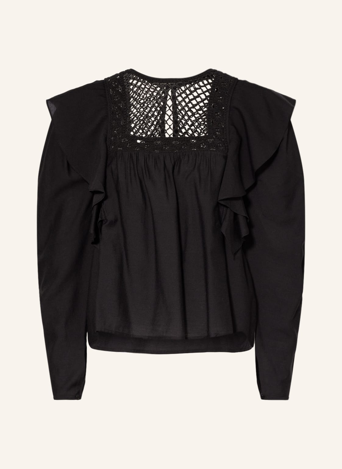 Image of Magali Pascal Blusenshirt Flora schwarz