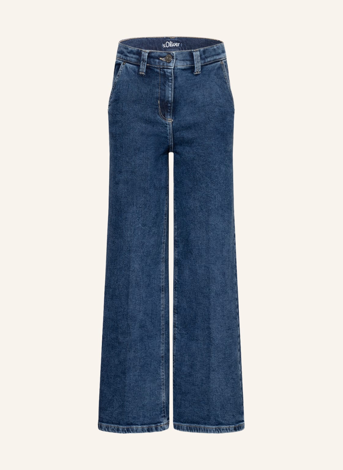 Image of S.Oliver Red Jeans-Culotte Regular Fit blau