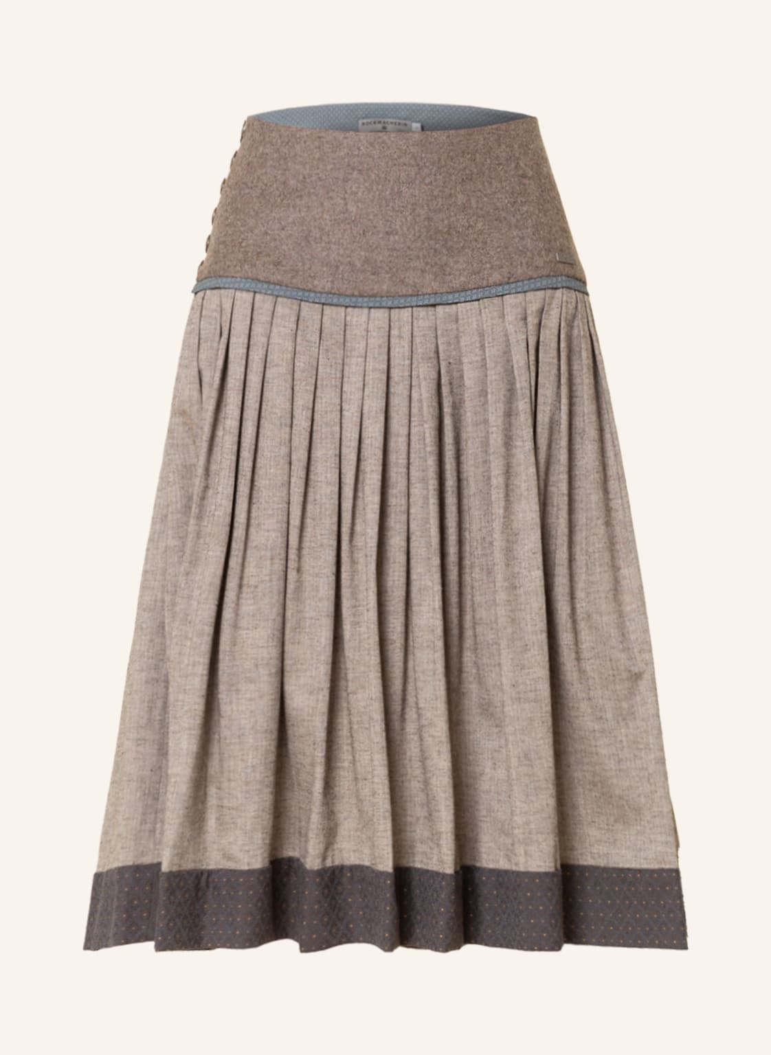 Image of Rockmacherin Trachtenrock Schwammalkearwe Classic beige