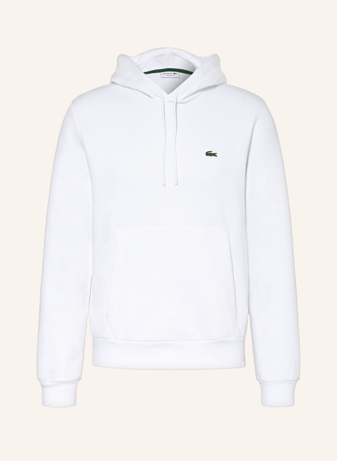 Image of Lacoste Hoodie weiss