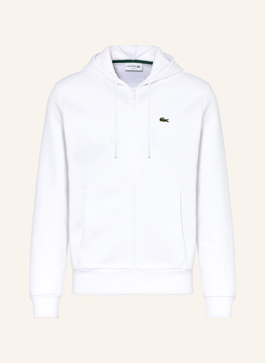 Image of Lacoste Sweatjacke weiss