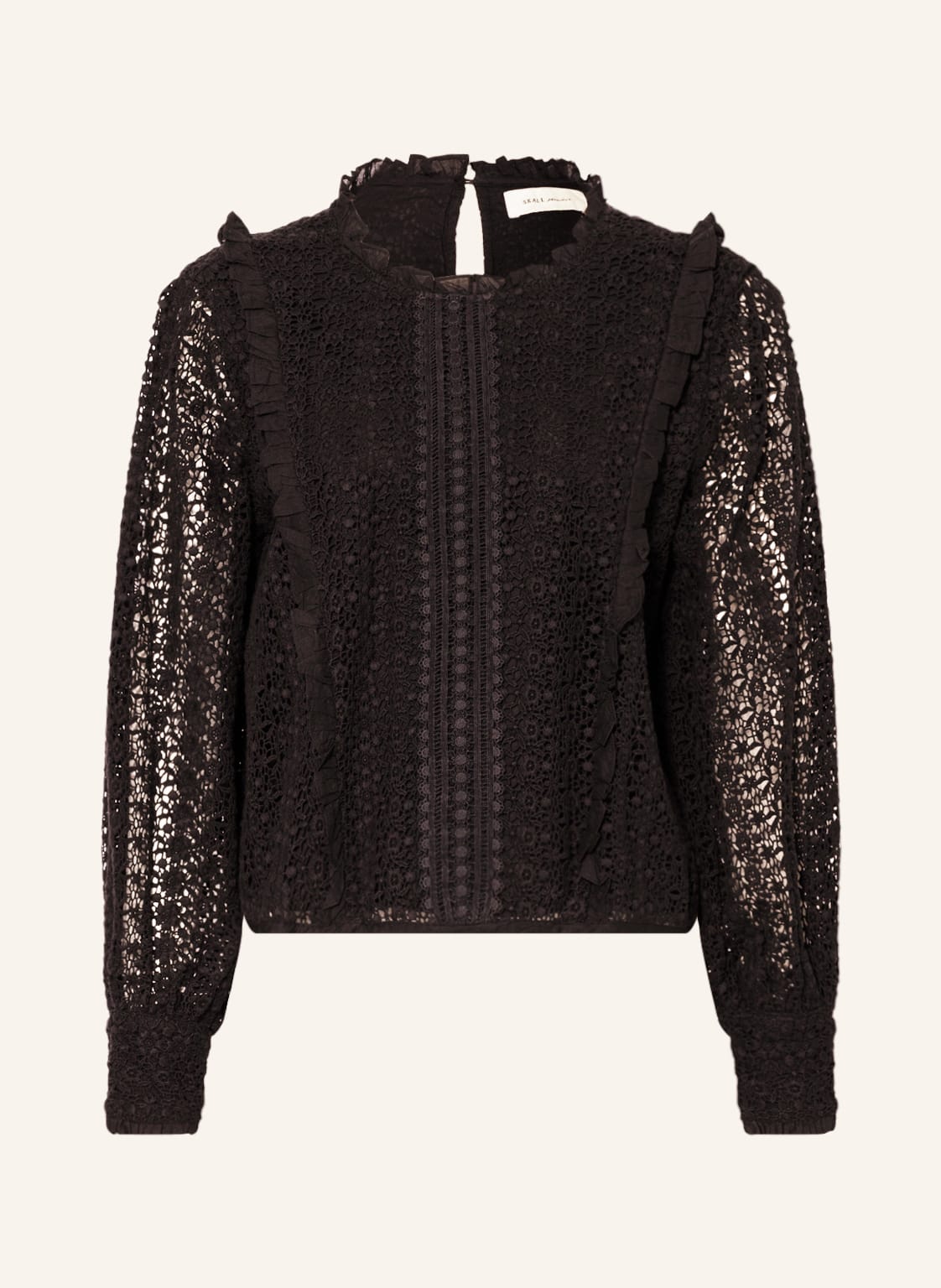 Image of Skall Studio Blusenshirt Phoebe Aus Spitze schwarz