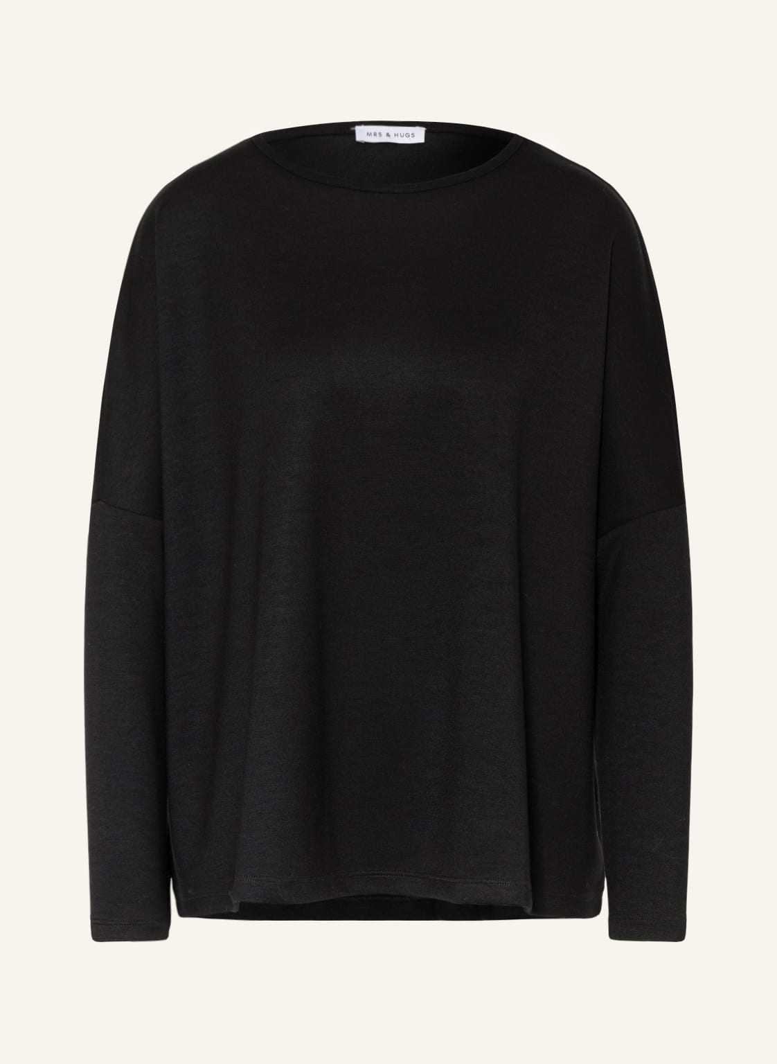 Image of Mrs & Hugs Sweatshirt schwarz